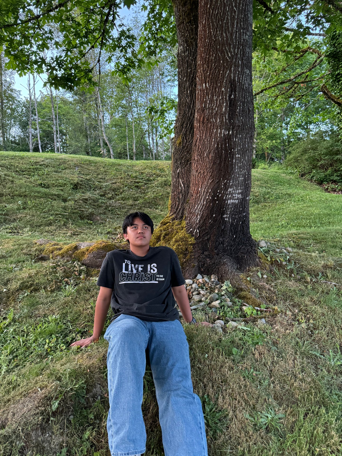 ‘To Live Is Christ’ Heavyweight T-shirt