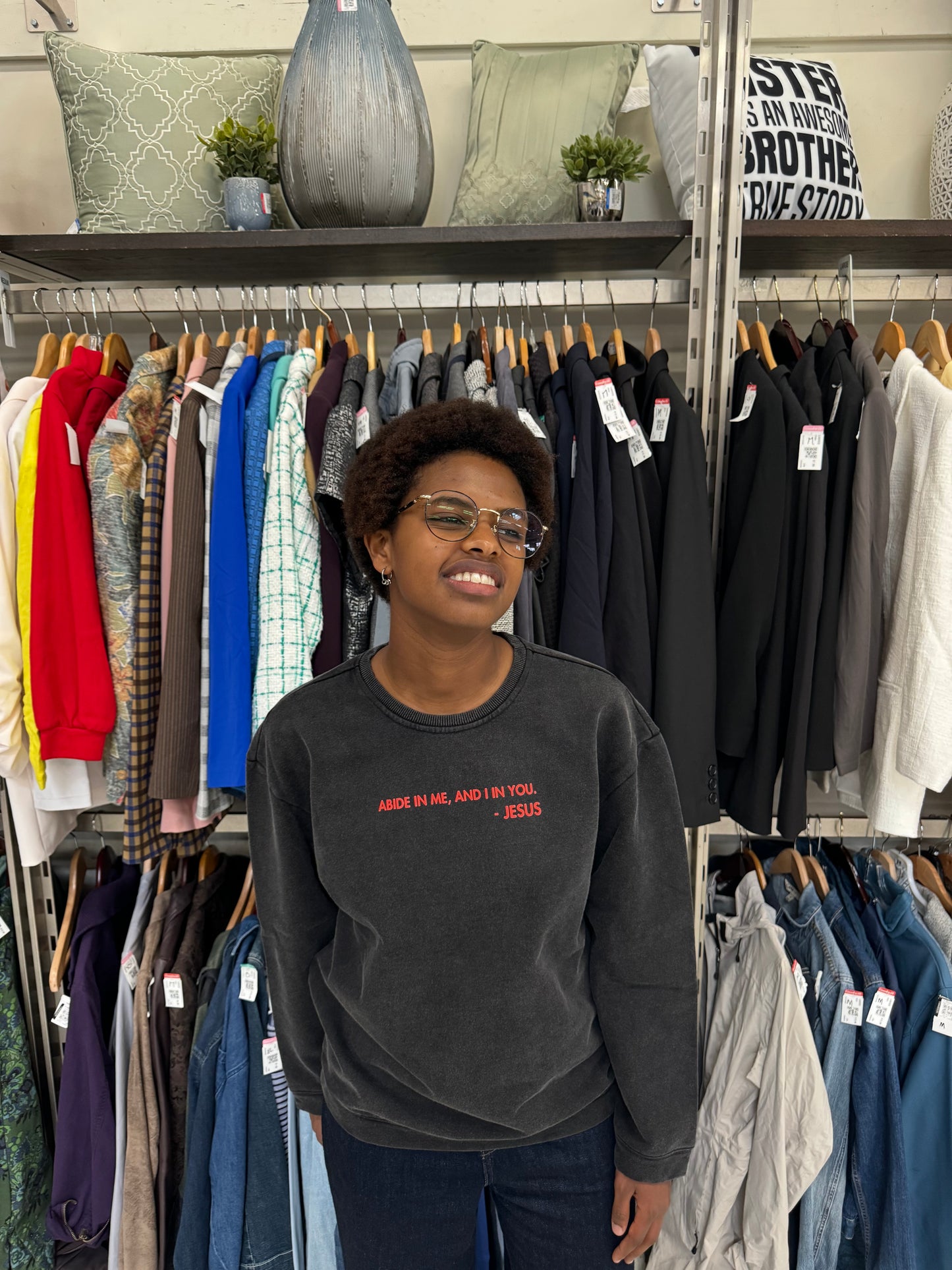 ‘Abide’ Heavyweight Crewneck