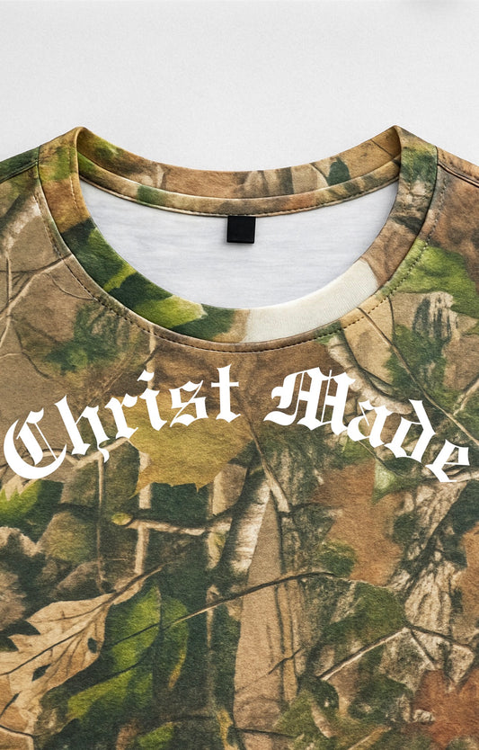 Christ Made Tree Camo Tee